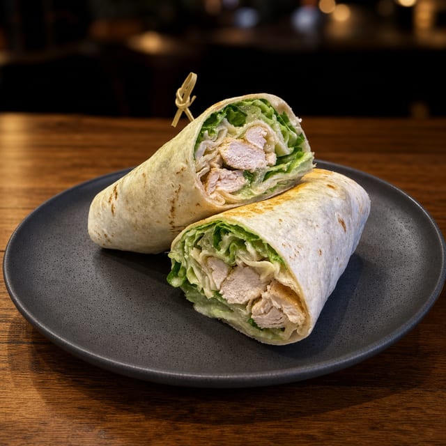 Chicken Caesar Wrap.