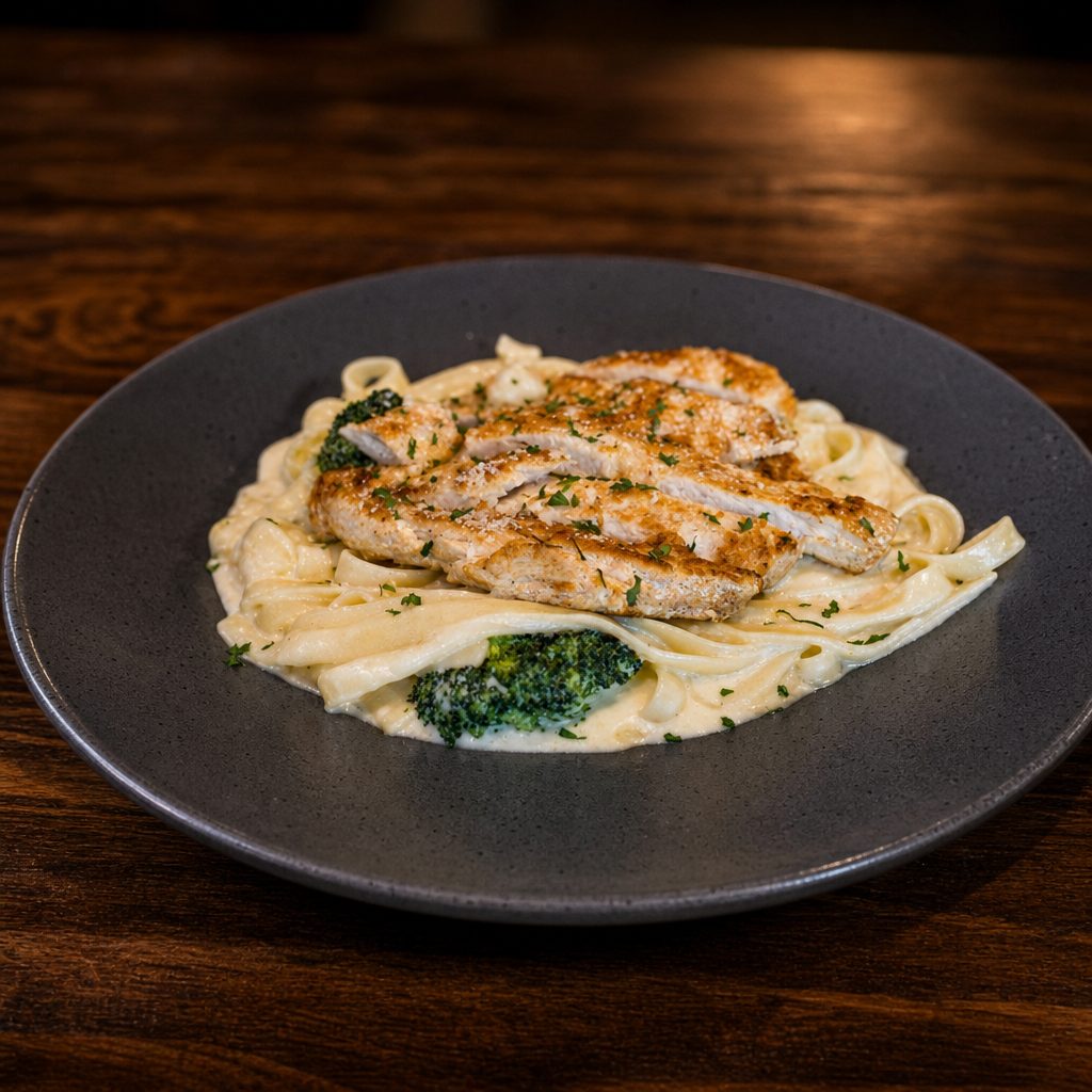 Fettuccini Alfredo.