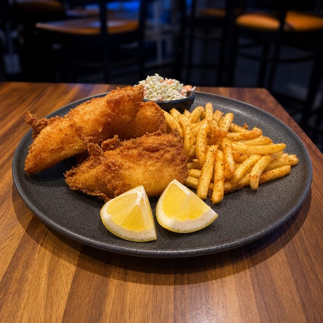 Fish and Chips.