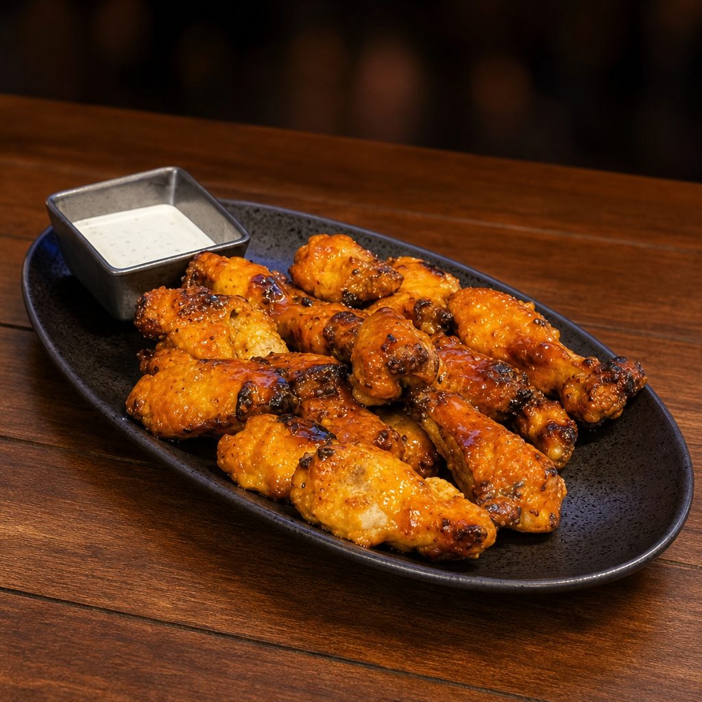 Tandoori Traditional Wings.