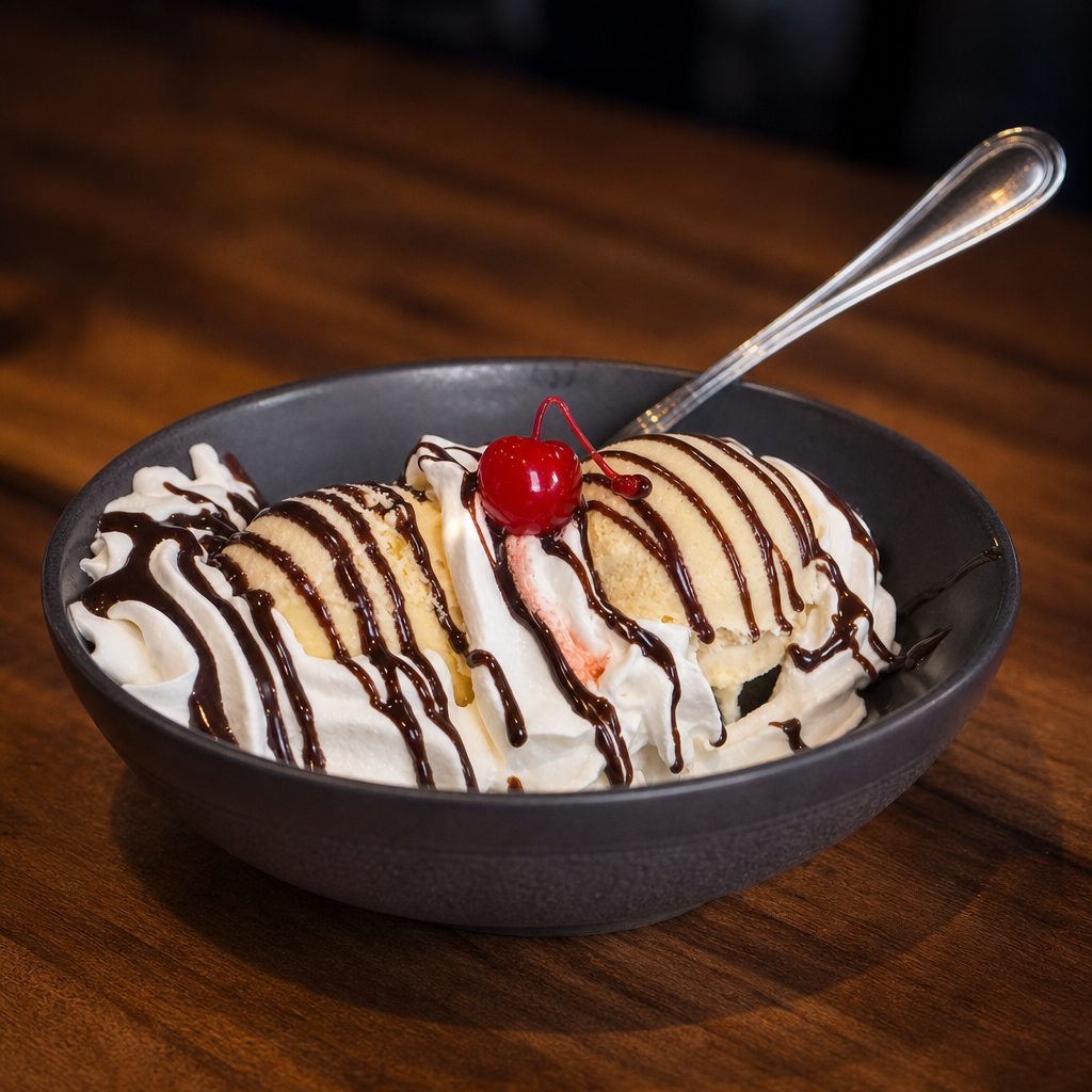 Brownie Sundae.