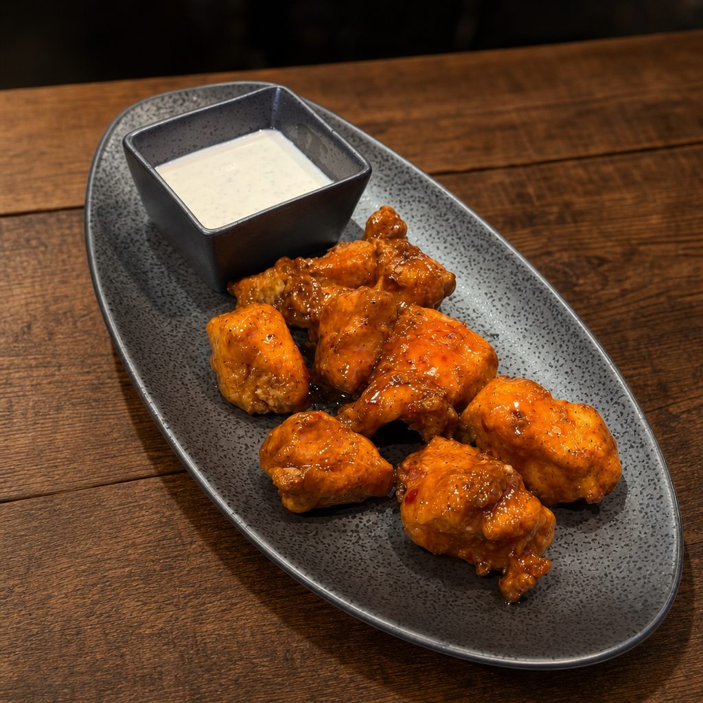 Tandoori Boneless Wings.