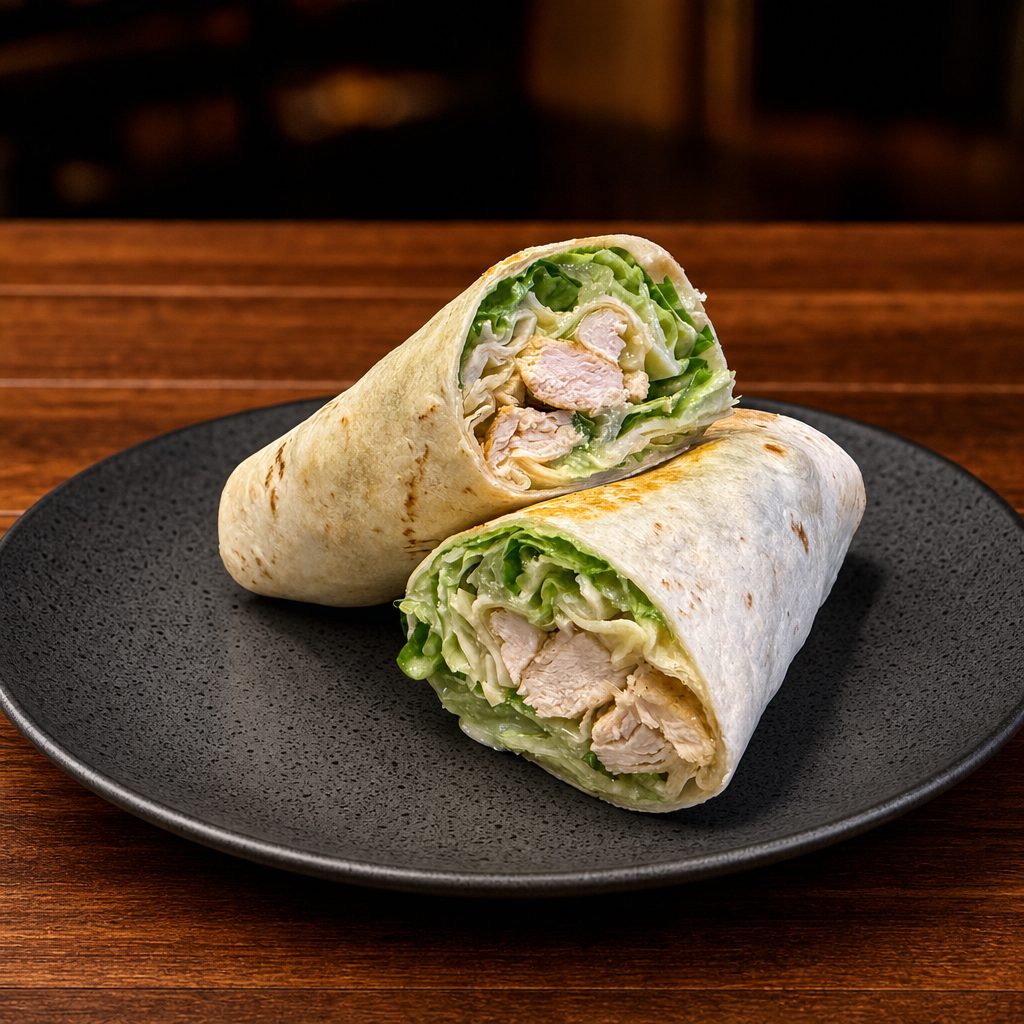 Chicken Caesar Wrap.