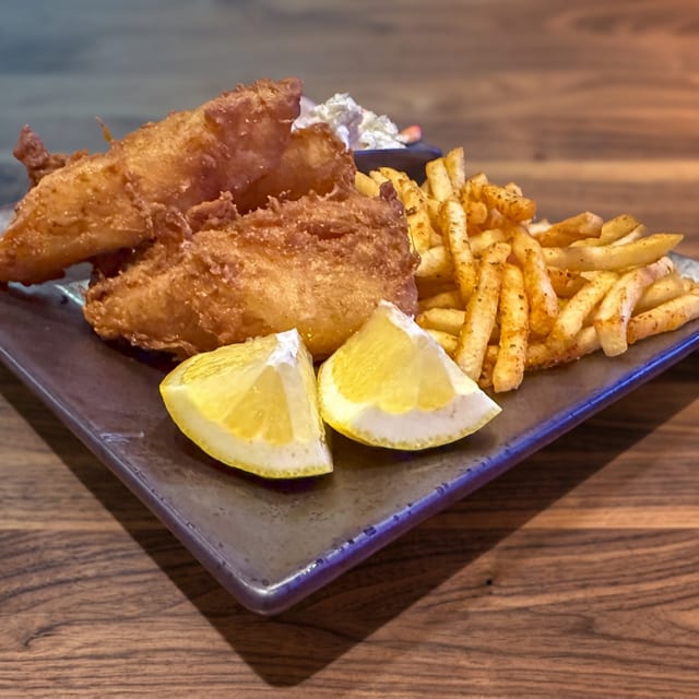 Fish and Chips.