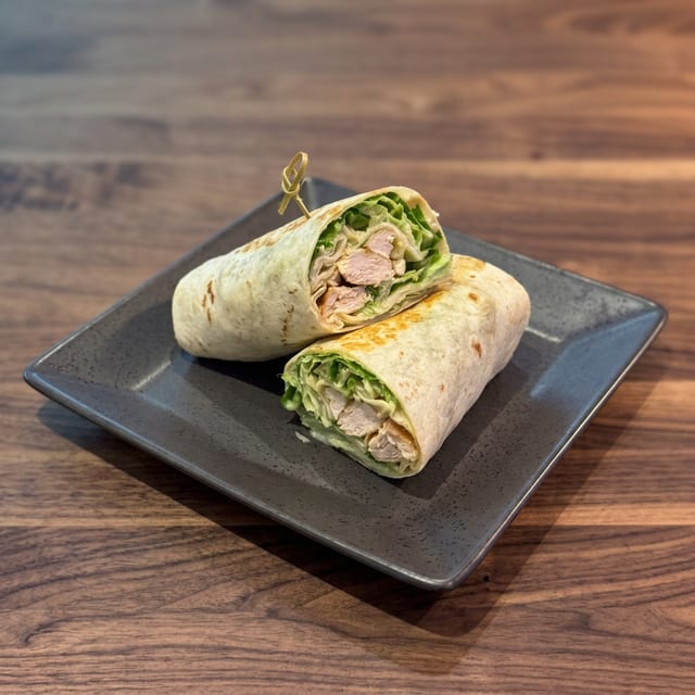 Chicken Caesar Wrap.