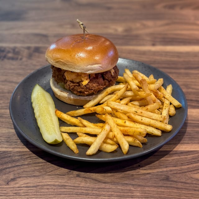 Pimento Chicken Sandwich.