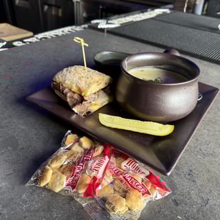 1/2 French w/Soup or Salad