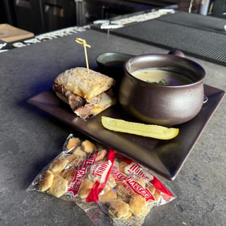 1/2 French w/Soup or Salad