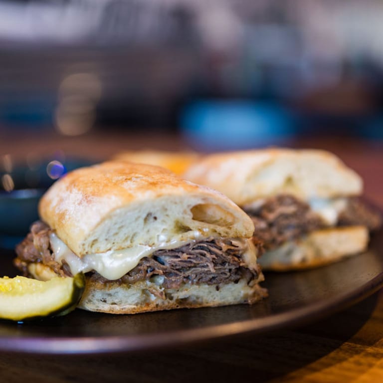 Delicious French Dip Sandwich