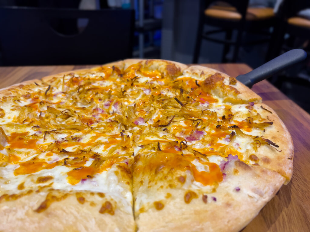 Buffalo chicken pizza