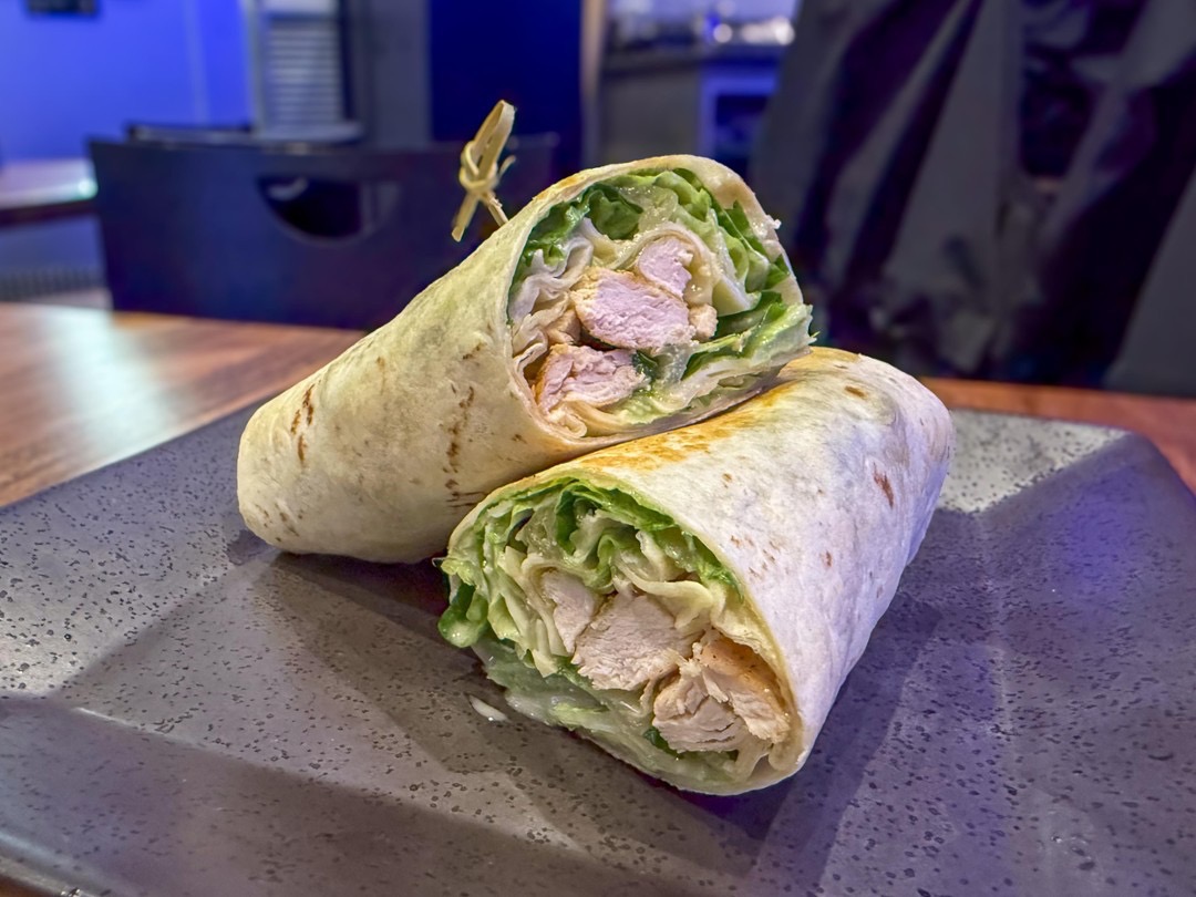 chicken caesar wrap